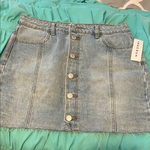 Pacsun jean skirt